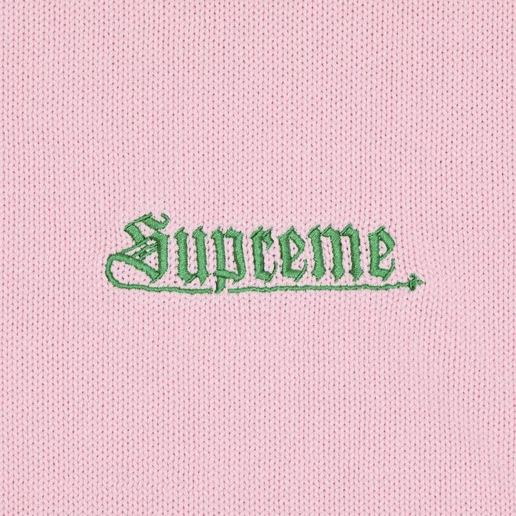 Supreme Old English Sweater Pink