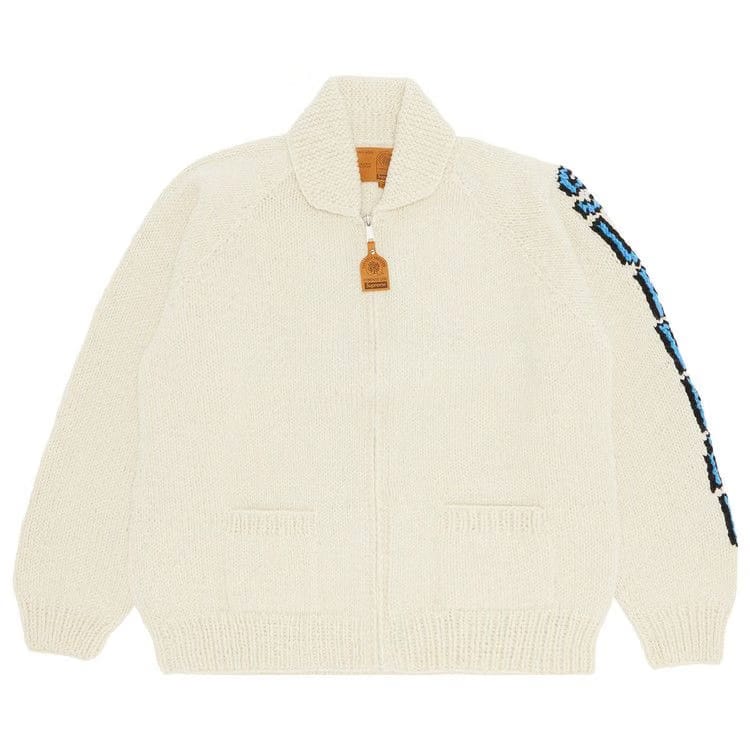 Supreme Camacho Cowichan Sweater Natural