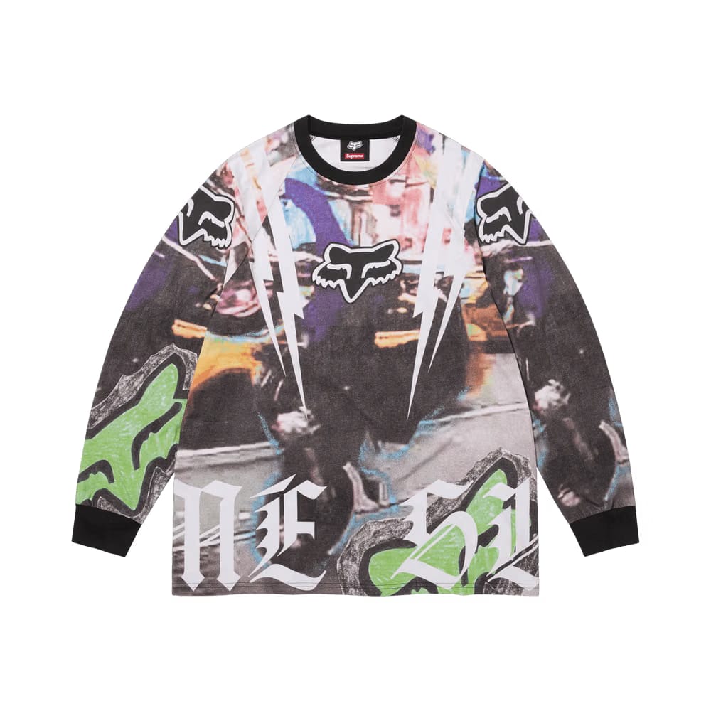 Supreme x Fox Racing Long-Sleeve Top Multicolor
