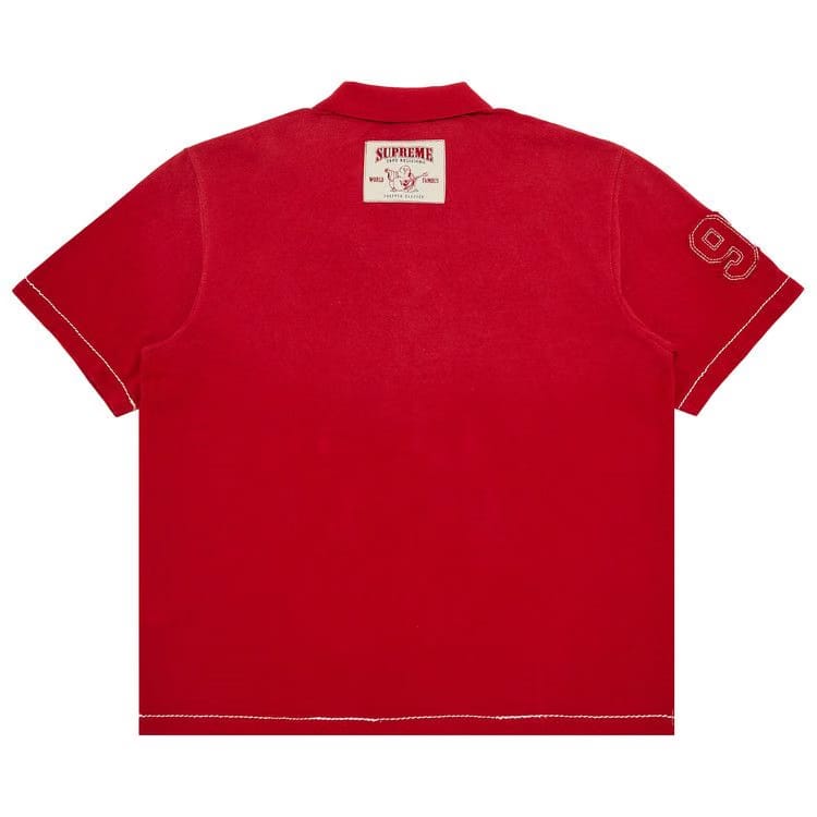 Supreme x True Religion Appliqué Polo Red