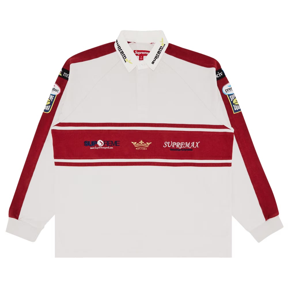 Supreme Chest Stripe Rugby Stone