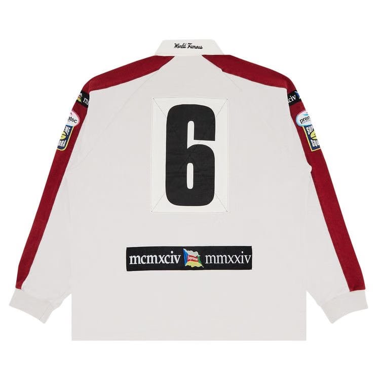 Supreme Chest Stripe Rugby Stone