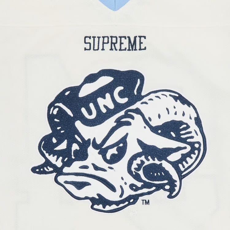 Supreme x Mitchell & Ness NCAA Hockey Jersey White
