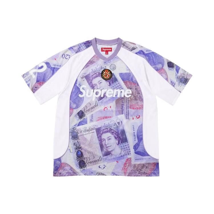 Supreme Pounds Soccer Jersey White