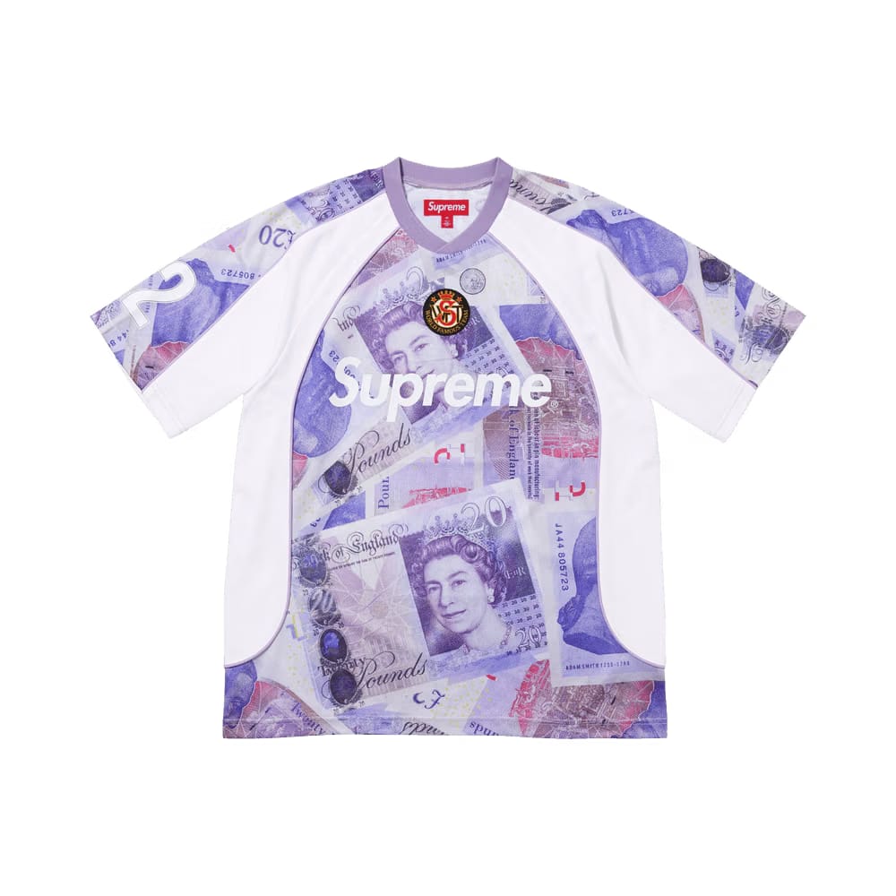 Supreme Pounds Soccer Jersey White