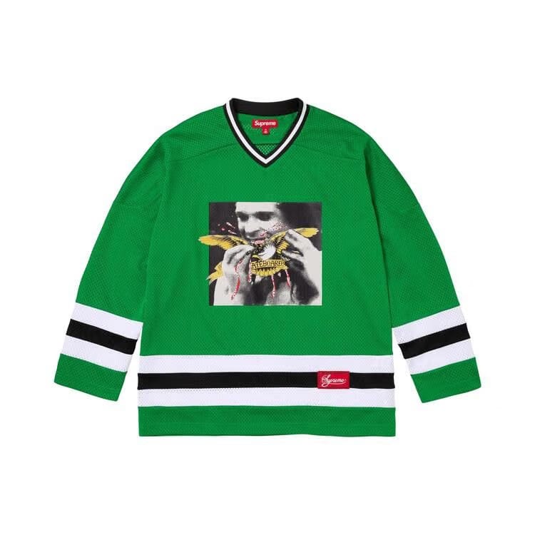 Supreme x Antihero Ozzy Hockey Jersey Green