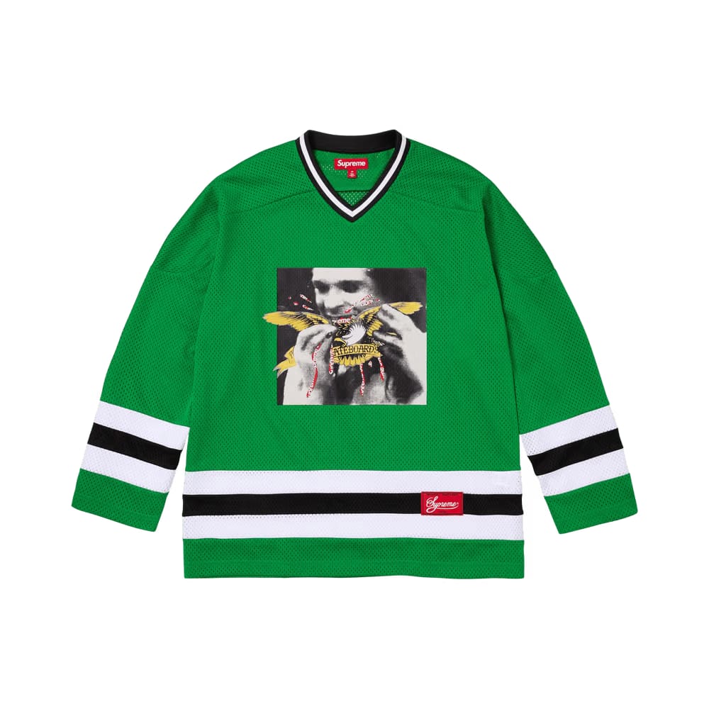 Supreme x Antihero Ozzy Hockey Jersey Green