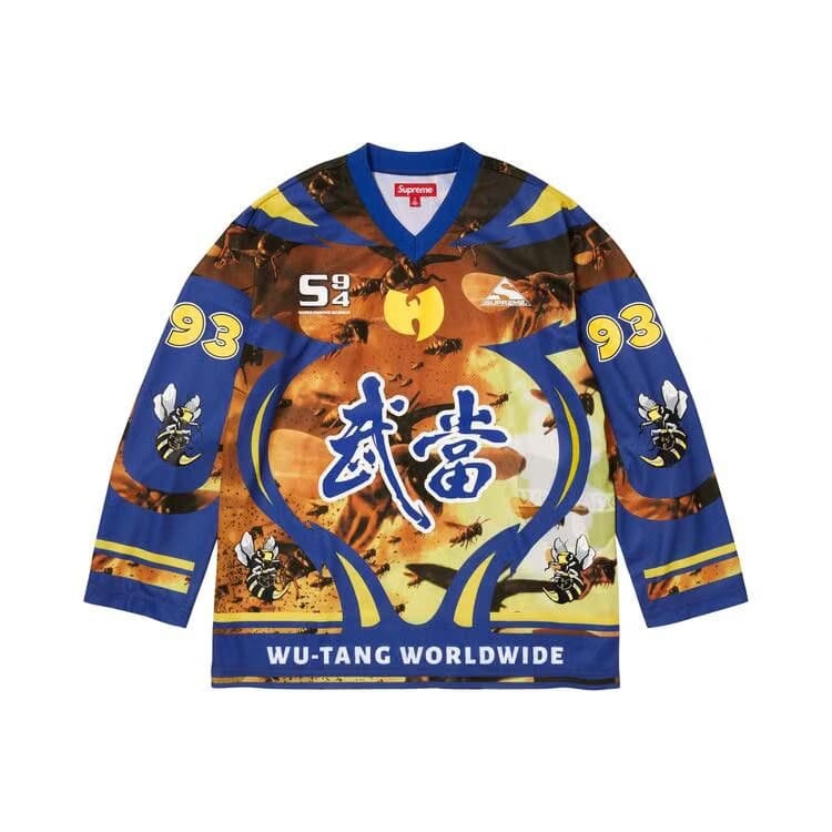 Supreme x Wu-Tang Clan Hockey Jersey Multicolor