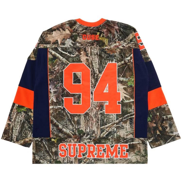 Supreme x Mitchell & Ness NCAA Hockey Jersey TrueTimber Kanati Camo