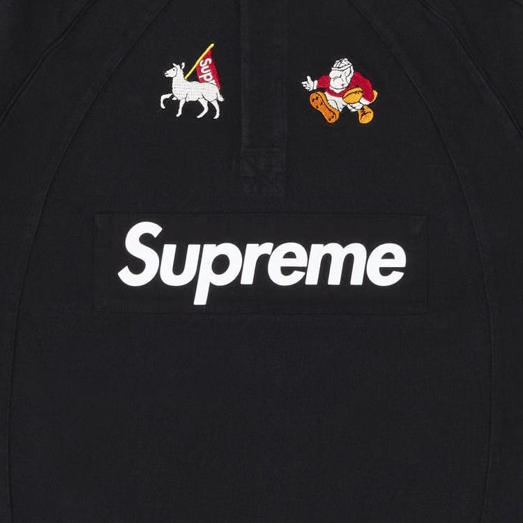 Supreme Shorts-Sleeve Rugby Black