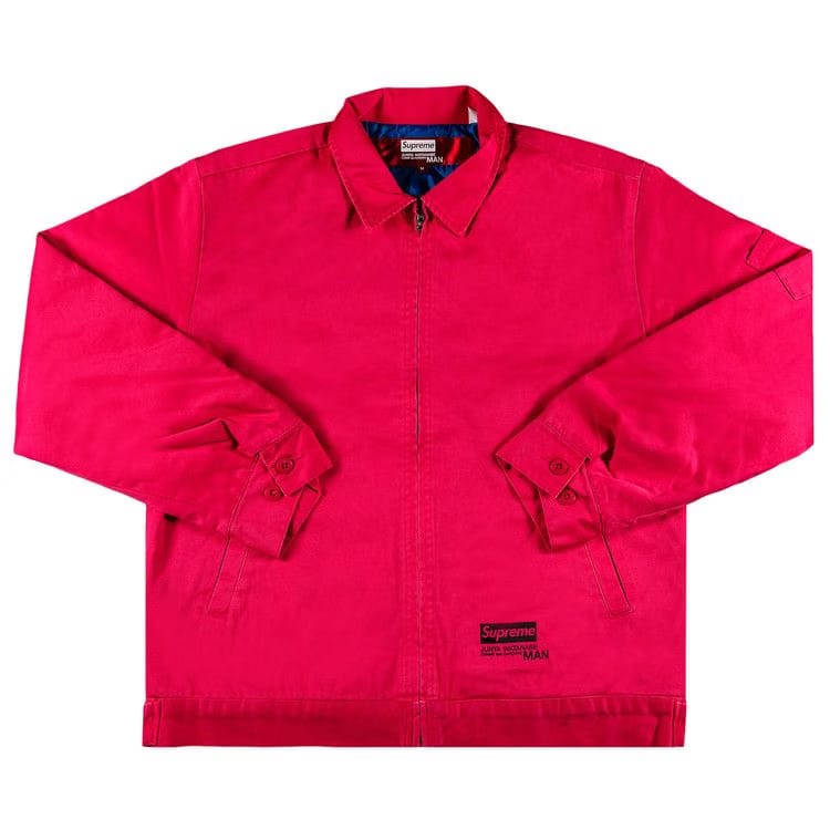 Supreme x Junya Watanabe x Comme des Garçons MAN Printed Work Jacket Bright Pink