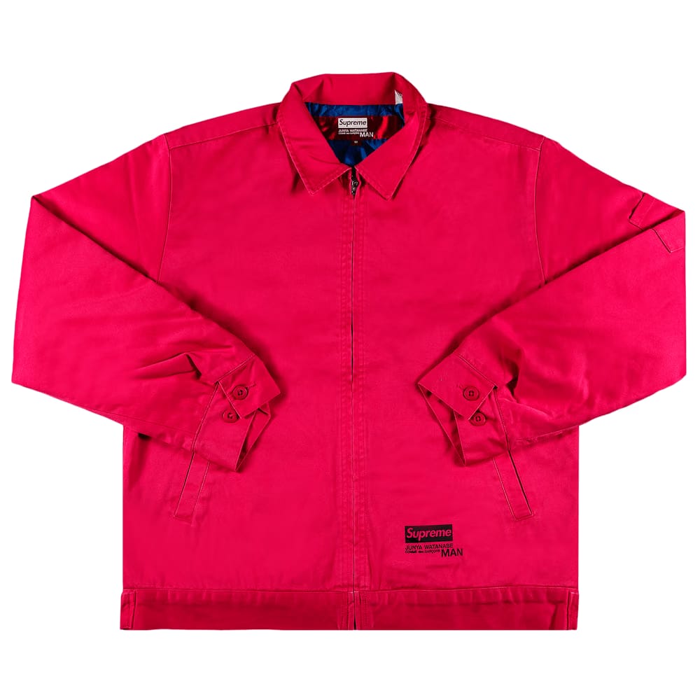 Supreme x Junya Watanabe x Comme des Garçons MAN Printed Work Jacket Bright Pink