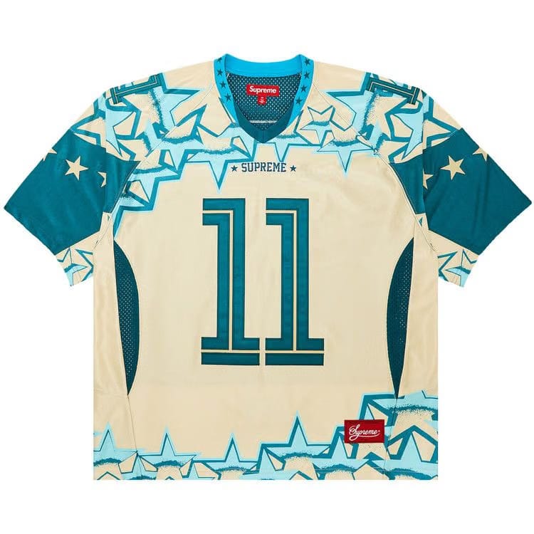 Supreme Stars Football Jersey Gold