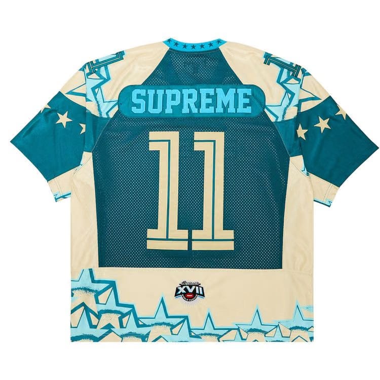 Supreme Stars Football Jersey Gold