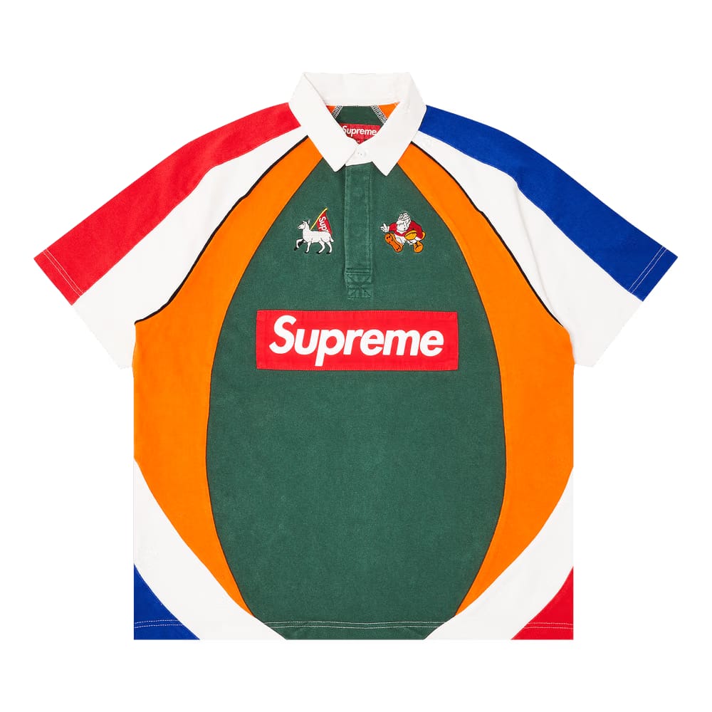 Supreme Shorts-Sleeve Rugby Multicolor