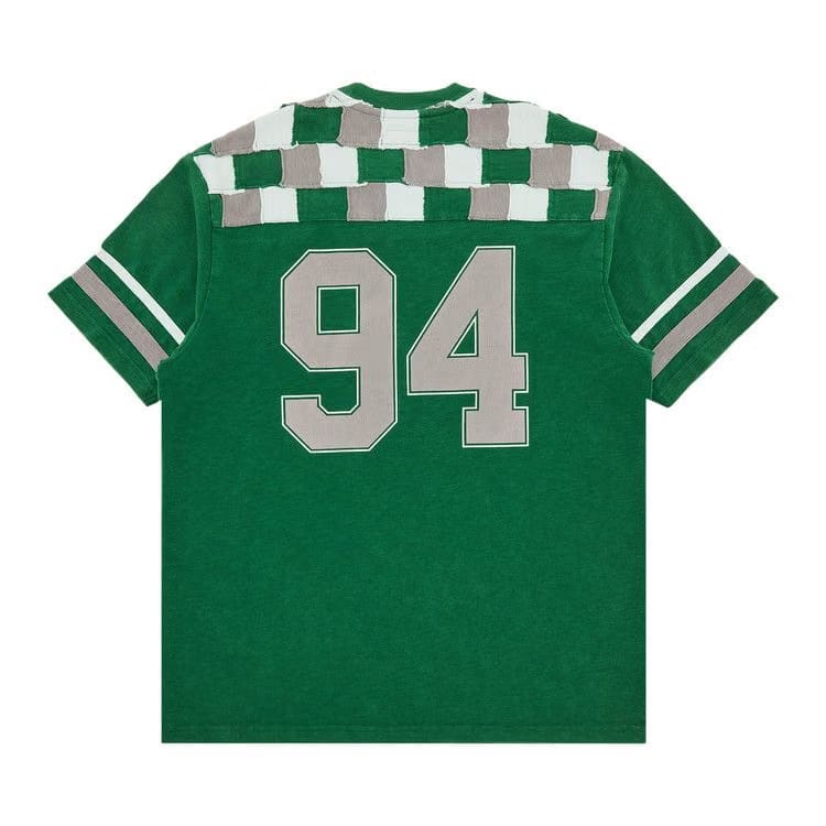 Supreme Patchwork Yoke Football Top Green