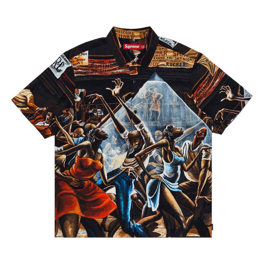 Supreme x Ernie Barnes Shorts-Sleeve Shirt Dance