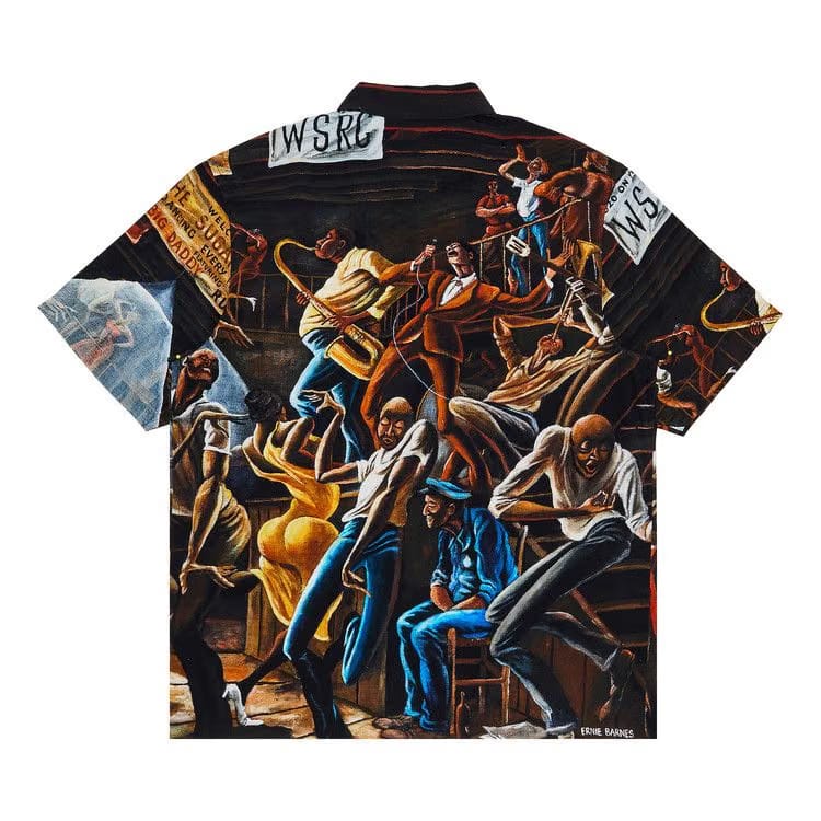 Supreme x Ernie Barnes Shorts-Sleeve Shirt Dance
