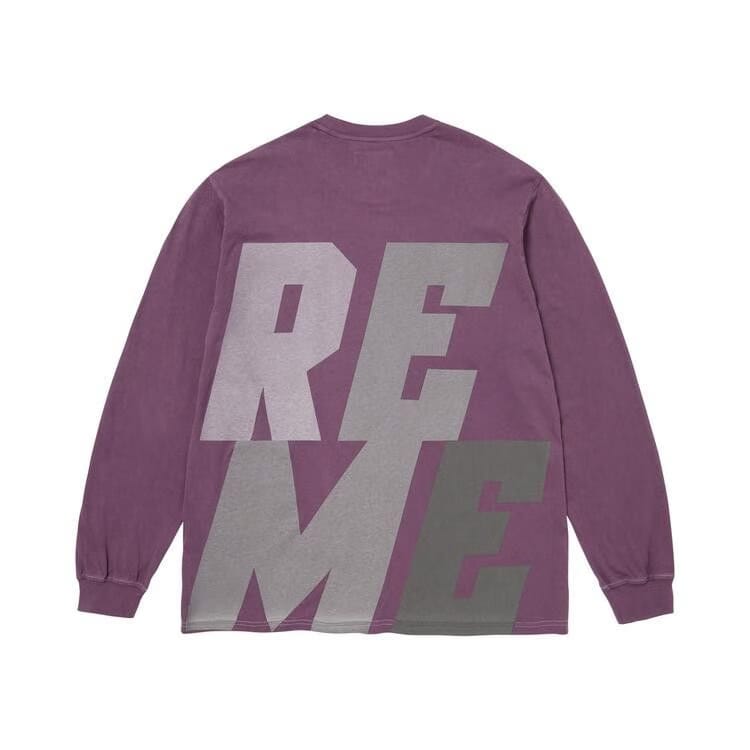 Supreme Reflective Long-Sleeve Top Purple