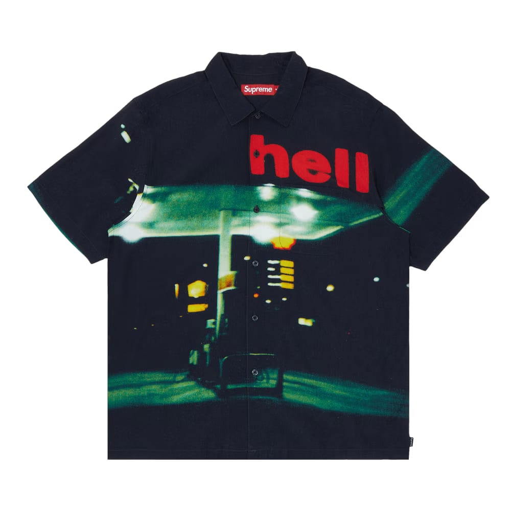 Supreme Hell Shorts-Sleeve Shirt Multicolor