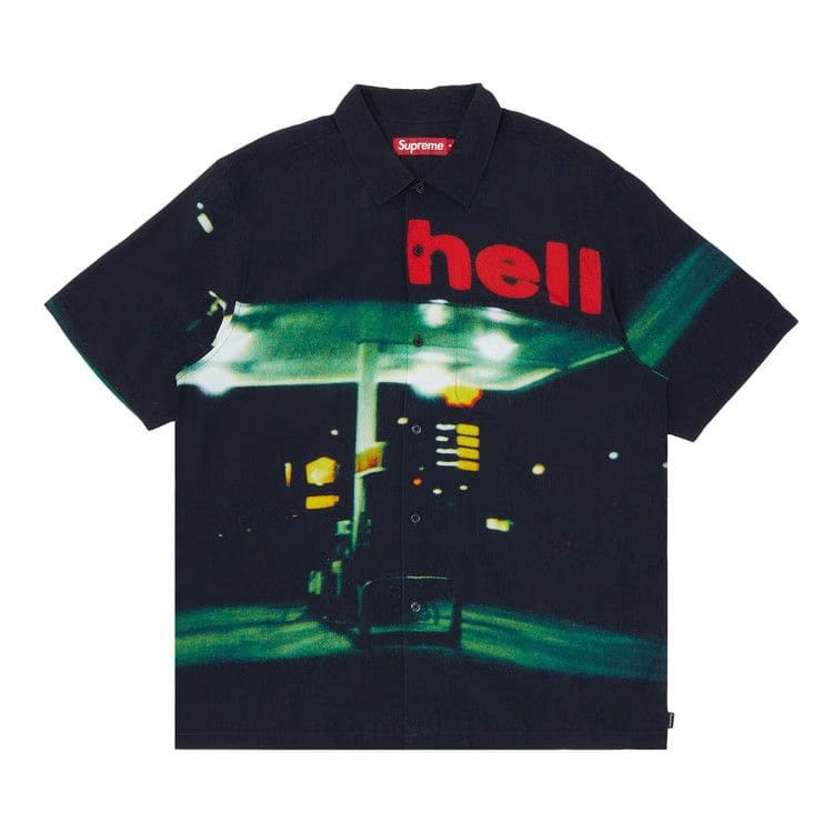 Supreme Hell Shorts-Sleeve Shirt Multicolor