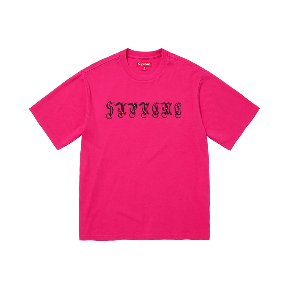 Supreme Aoi Gems Shorts-Sleeve Top Fuchsia