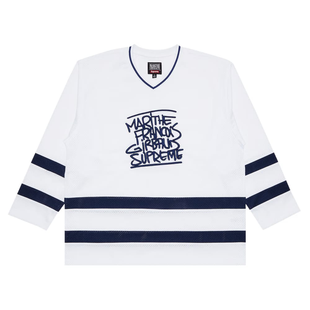 Supreme x Martithé + François Girbaud Hockey Jersey White