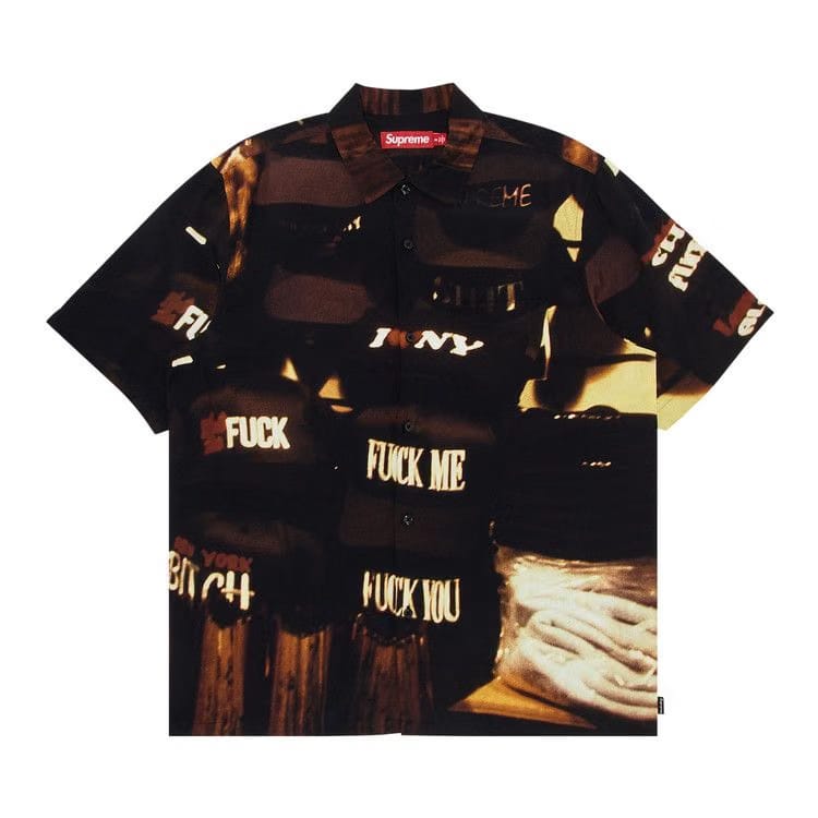 Supreme Canal St. Shorts-Sleeve Shirt Multicolor