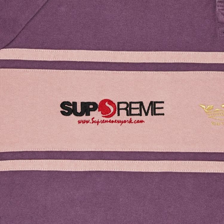 Supreme Chest Stripe Rugby Purple
