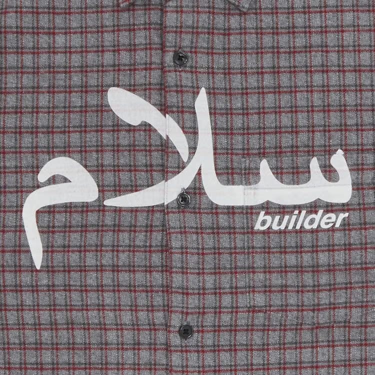 Supreme x UNDERCOVER Shorts-Sleeve Flannel Shirt Grey Plaid
