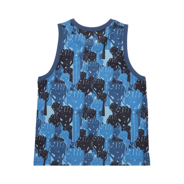 Supreme x Hardies Camo Basketball Jersey Blue