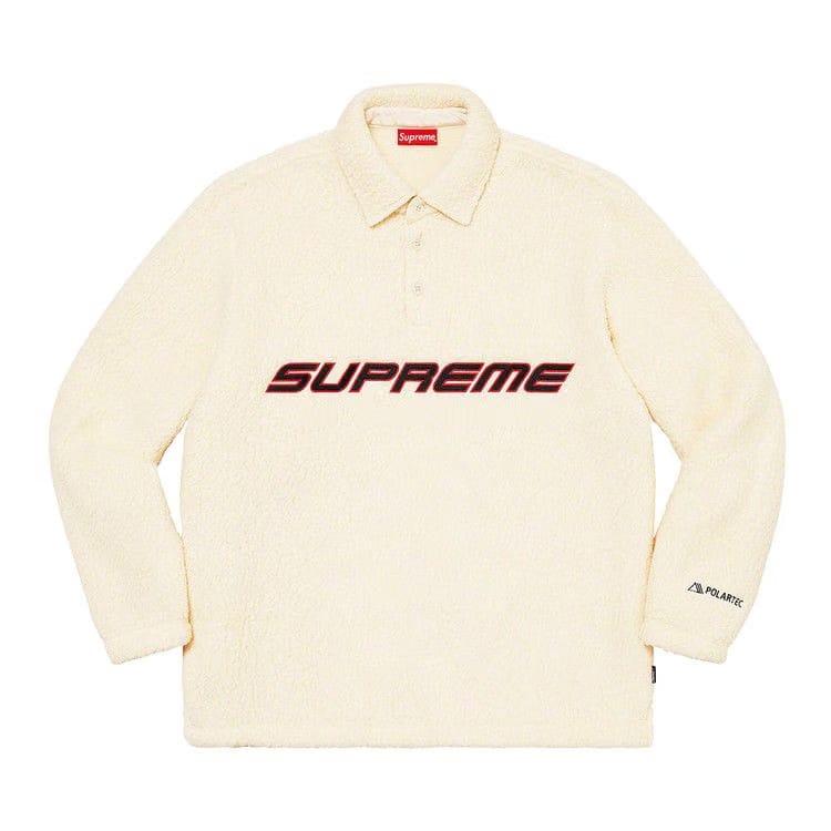 Supreme x Polartec Long-Sleeve Polo Natural