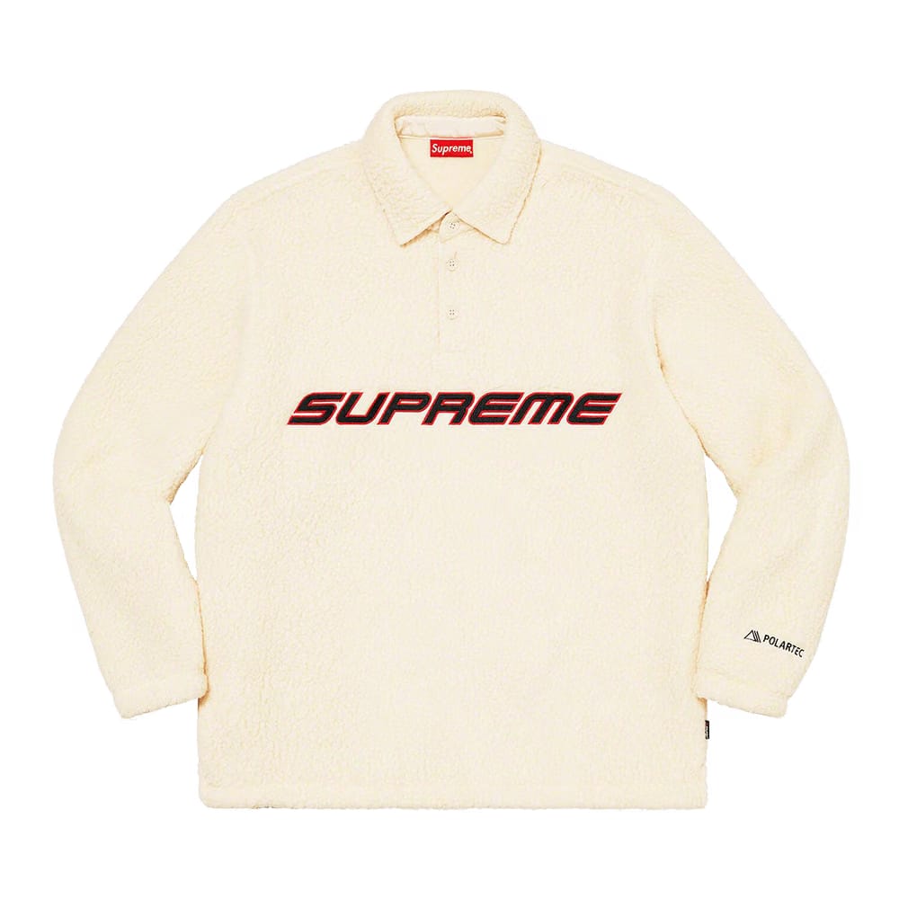 Supreme x Polartec Long-Sleeve Polo Natural
