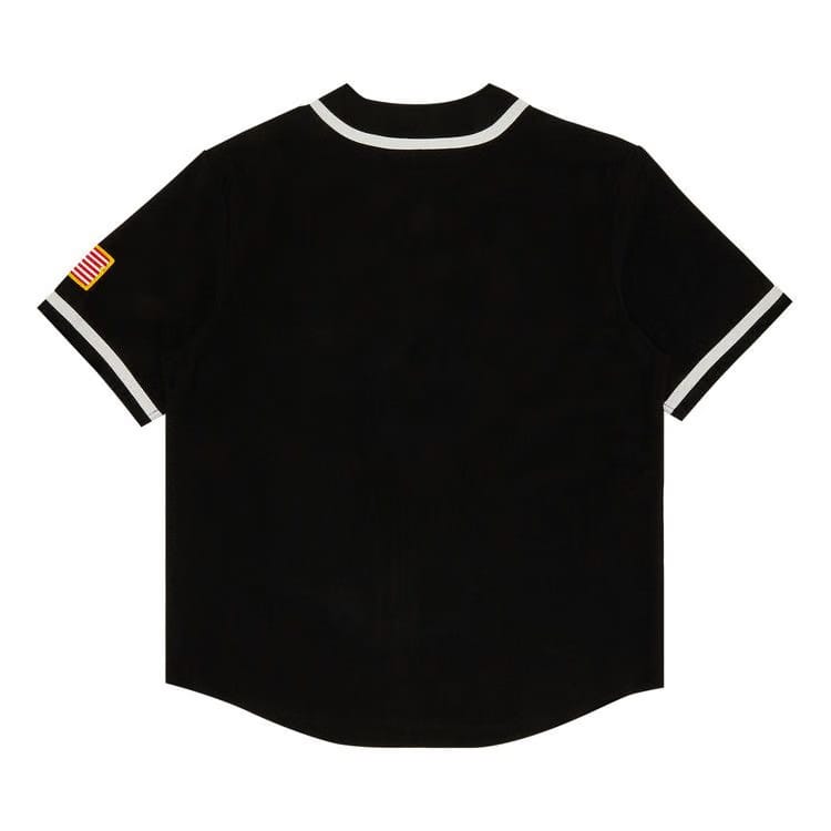Supreme x Mitchell & Ness Wool Baseball Jersey Black