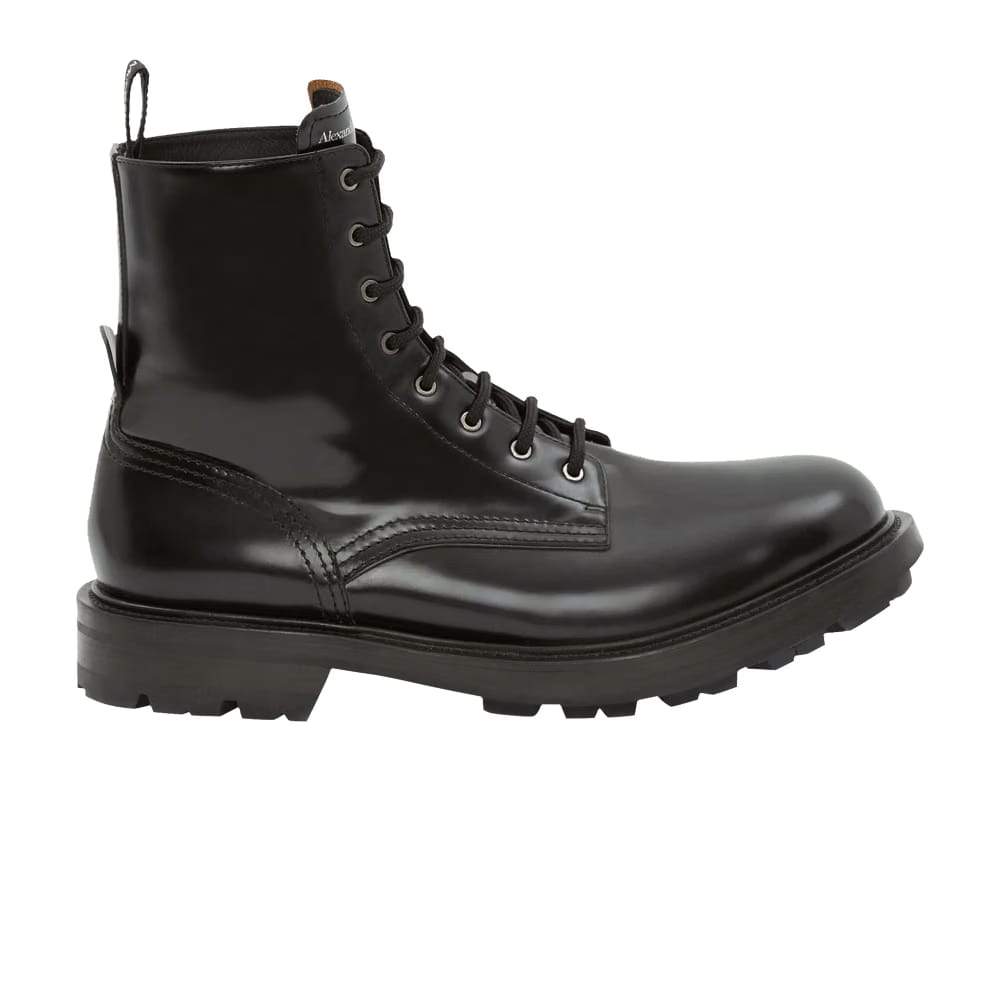 Alexander McQueen Worker Boot Black