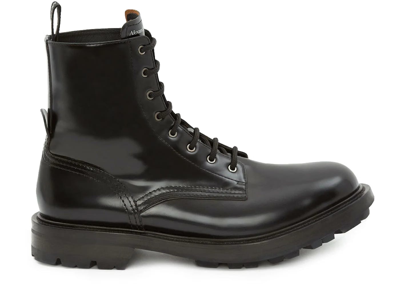 Alexander McQueen Worker Boot Black