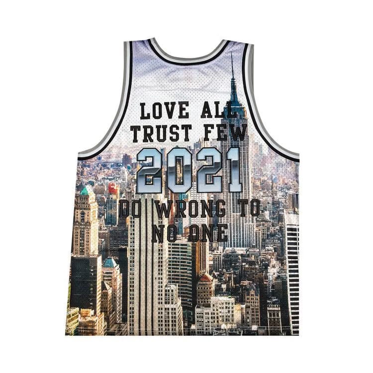 Supreme x Mitchell And Ness Basketball Jersey Skyline