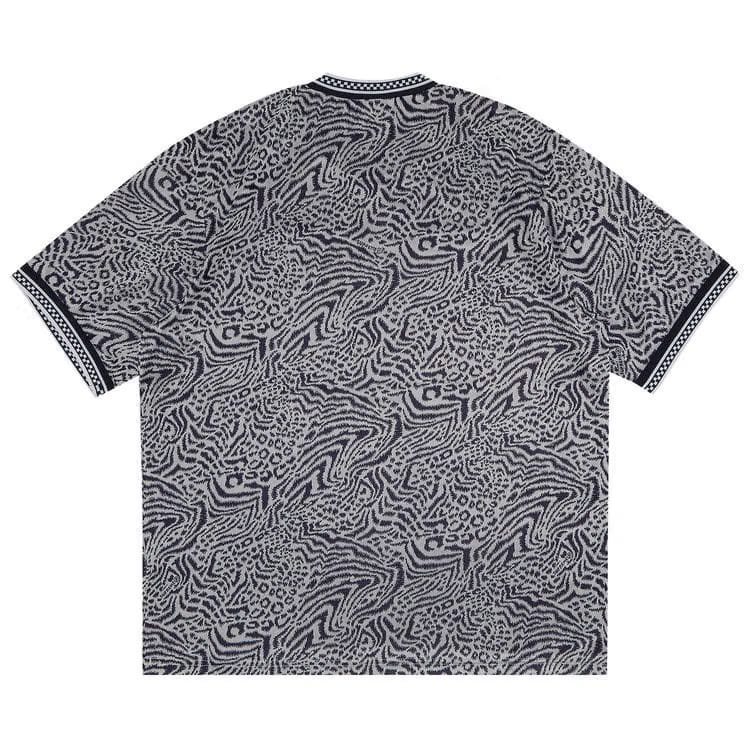 Supreme x Umbro Jacquard Animal Print Soccer Jersey Navy