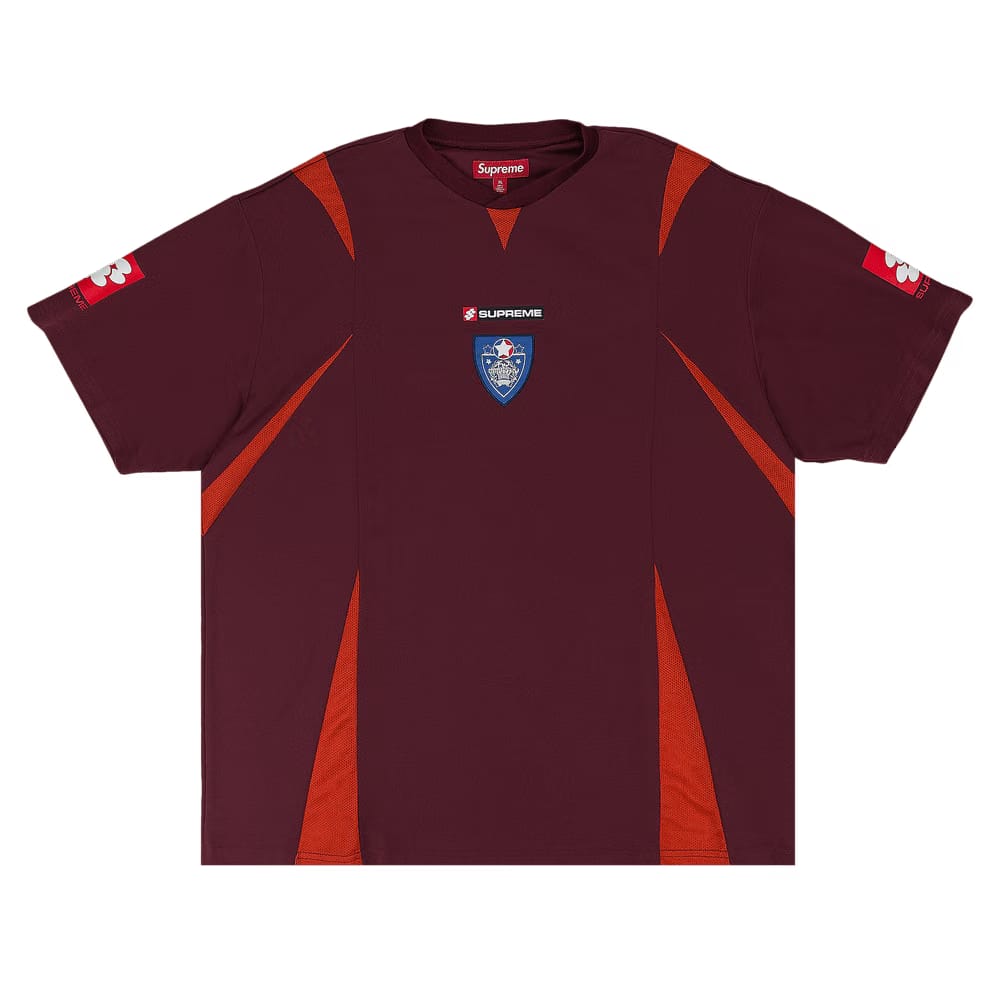 Supreme Crest Soccer Jersey Maroon