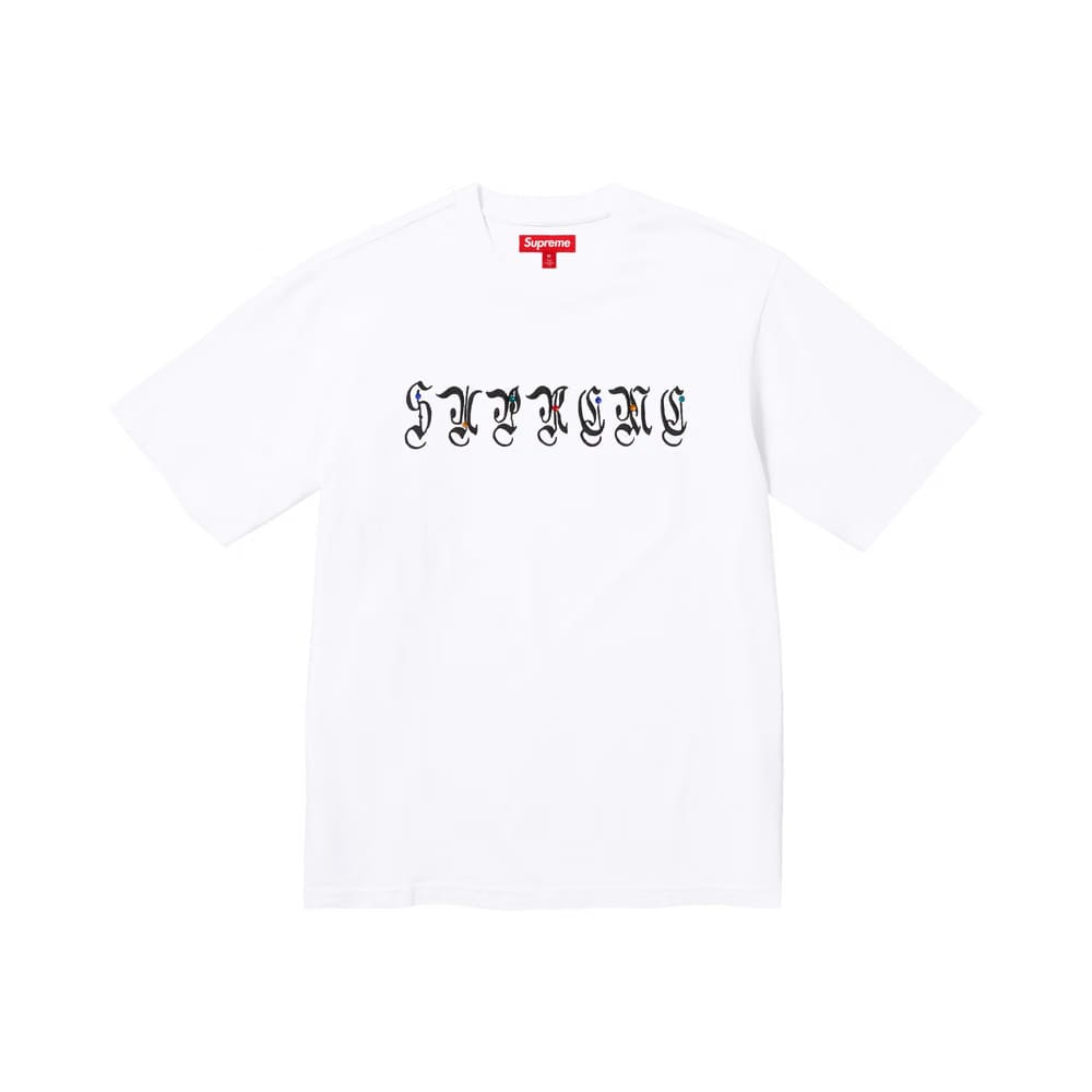 Supreme Aoi Gems Shorts-Sleeve Top White