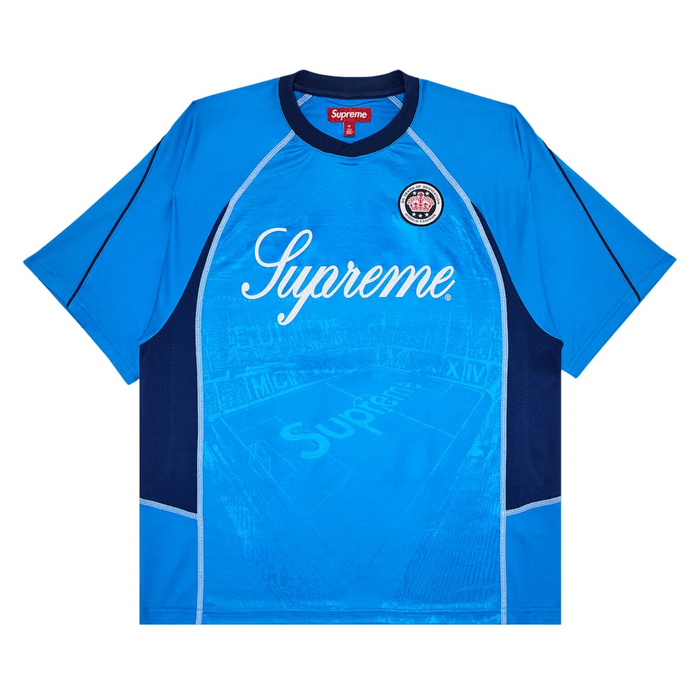 Supreme Jacquard Soccer Jersey Blue