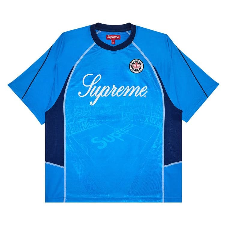Supreme Jacquard Soccer Jersey Blue
