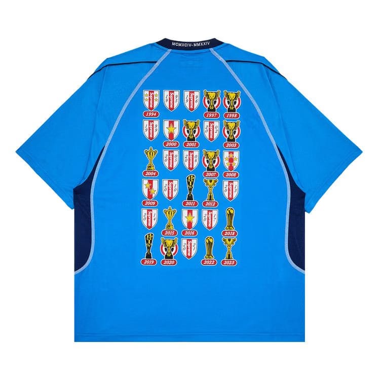Supreme Jacquard Soccer Jersey Blue