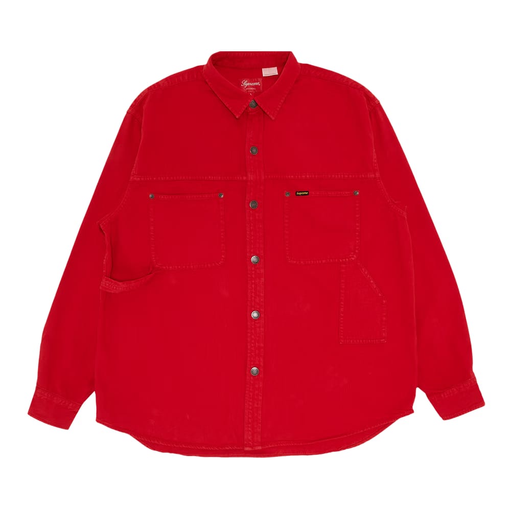Supreme Denim Painter Shirt Red