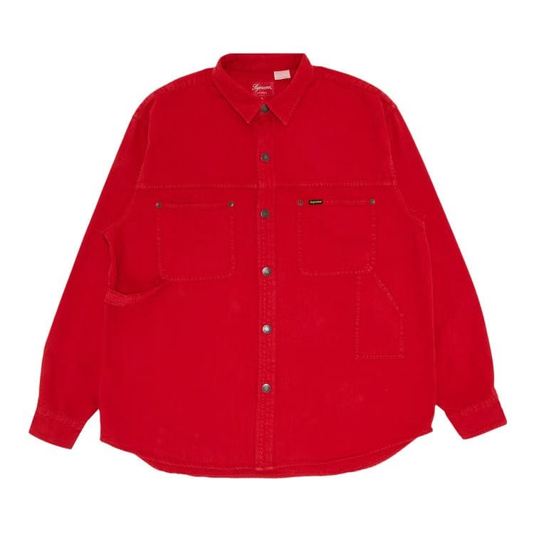 Supreme Denim Painter Shirt Red