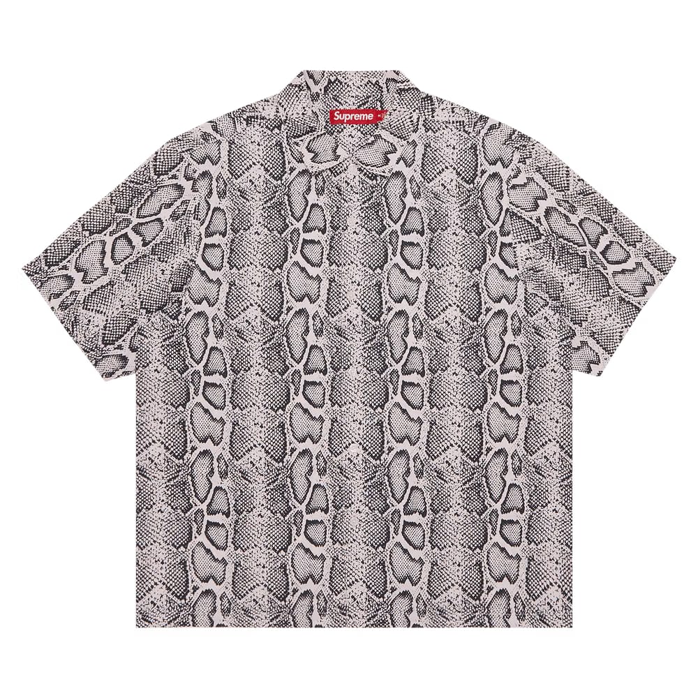 Supreme Snake Shorts-Sleeve Shirt Pink