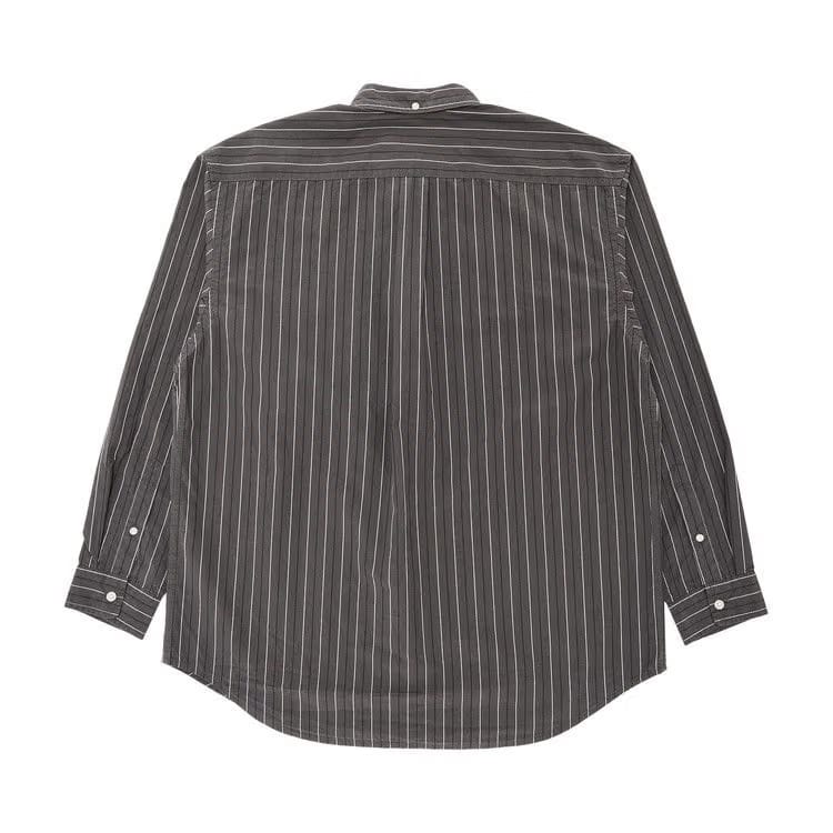 Supreme Loose Fit Stripe Shirt Grey
