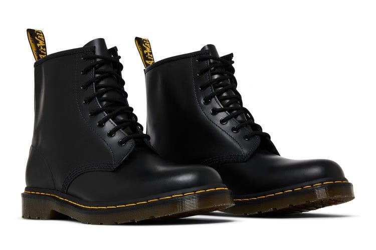 1460 Smooth Leather Lace Up Boot Black