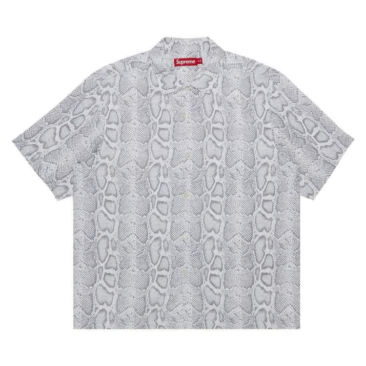 Supreme Snake Shorts-Sleeve Shirt White