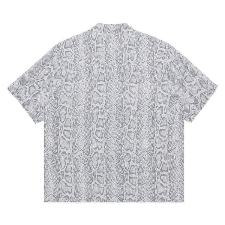 Supreme Snake Shorts-Sleeve Shirt White